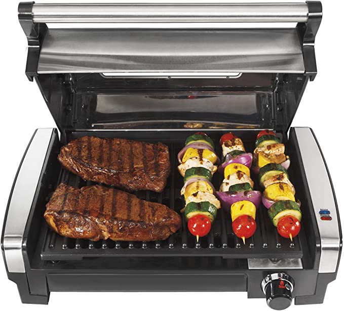 Hamilton Beach Electric Indoor Searing Grill with Viewing Window