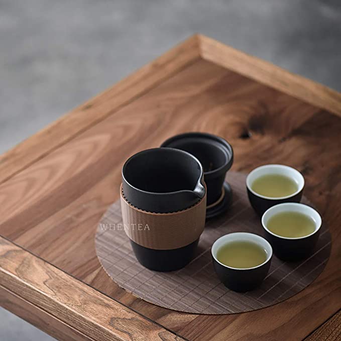 Wenshuo Portable Teapot Set 4 piece