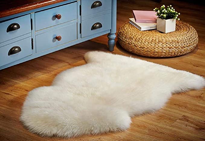 OKAYDA Genuine New Zealand Sheepskin Area Rug