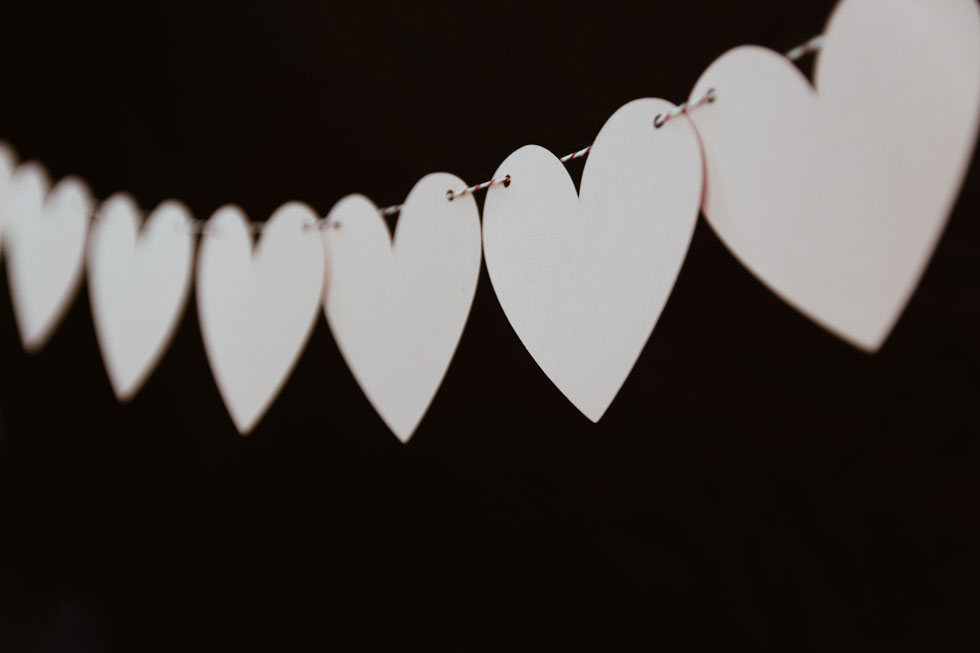 Paper Heart Bunting 