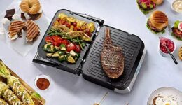 Contact to Open Flat BBQ Grill