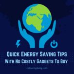 Quick Energy Saving Tips no gadgets
